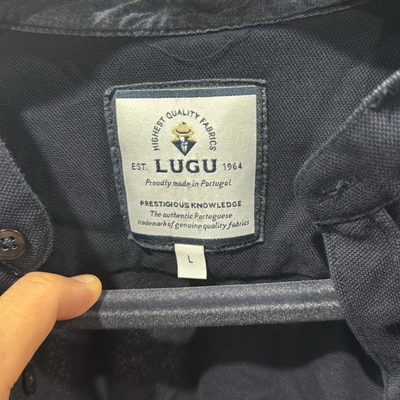 Casual no collar shirt made in Portugal - Picture 2 of 3